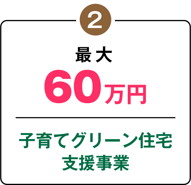 最大60万円 子育てグリーン住宅
支援事業