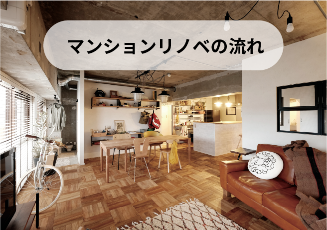 マンションリノベの流れ