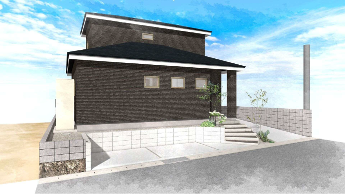 武岡モデルハウス 完成パース図